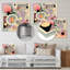 Pastel Art déco IV - Décoration murale moderne en métal-87835341
