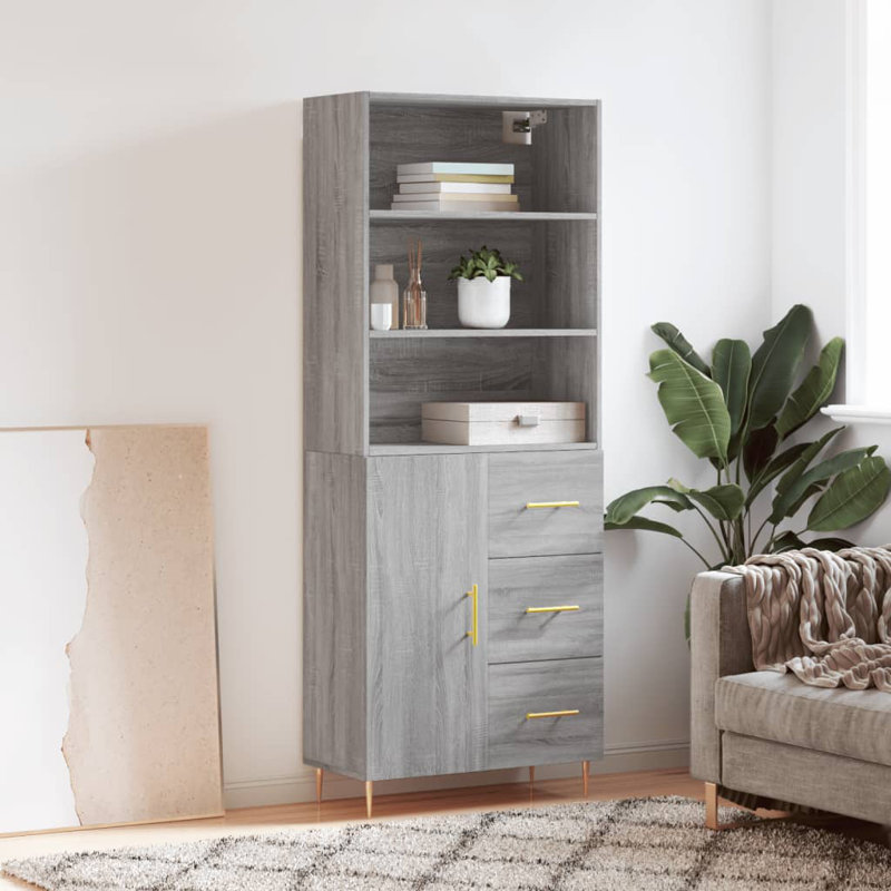 Zerangue 69.5cm Sideboard, Grey Sonoma