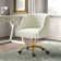 Louise 35.5'' H Velvet Hand-Curated Task Chair with Button Tufted