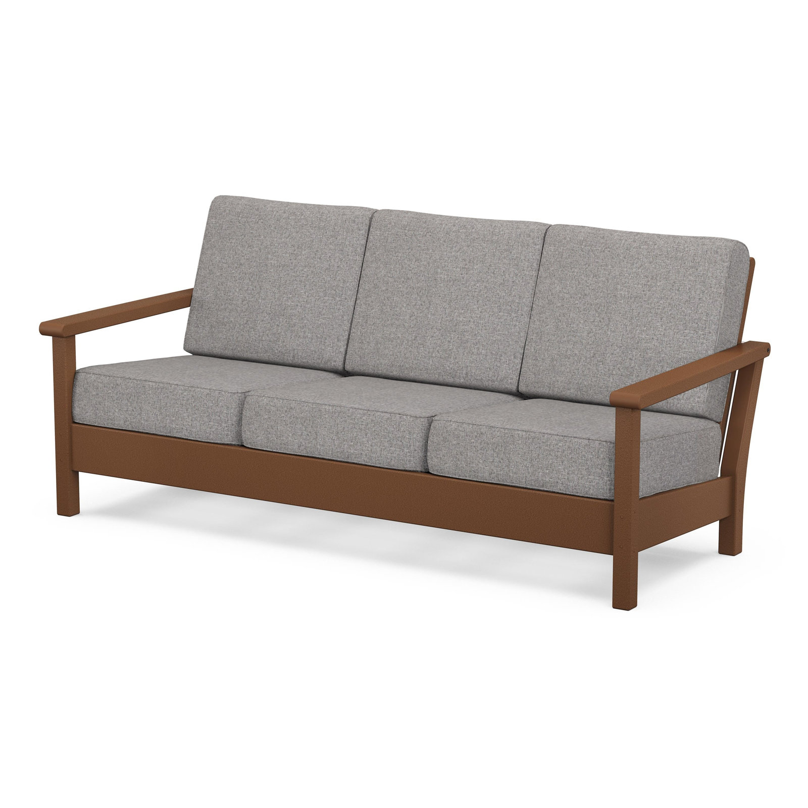 Harbour Deep Seating Sofa, Gray Mist, Teak