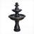 Ourrco 45.2'' 3-Tier Fiber Reinforced Concrete Outdoor Water Fountain