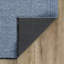 Tapis bleu antidérapant Breleigh-682826896