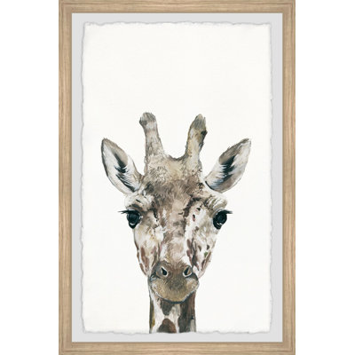 «Cheeky Giraffe» par Sarahbella, reproduction d'art sur papier