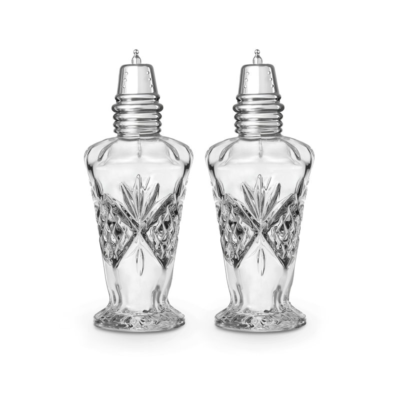 Ensemble de salière et poivrière en cristal Dublin