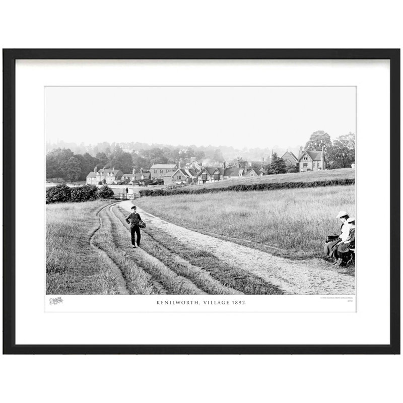 Kenilworth, Village 1892 by Francis Frith - Single Picture Frame Print, 28cm H x 36cm W x 2.3cm D