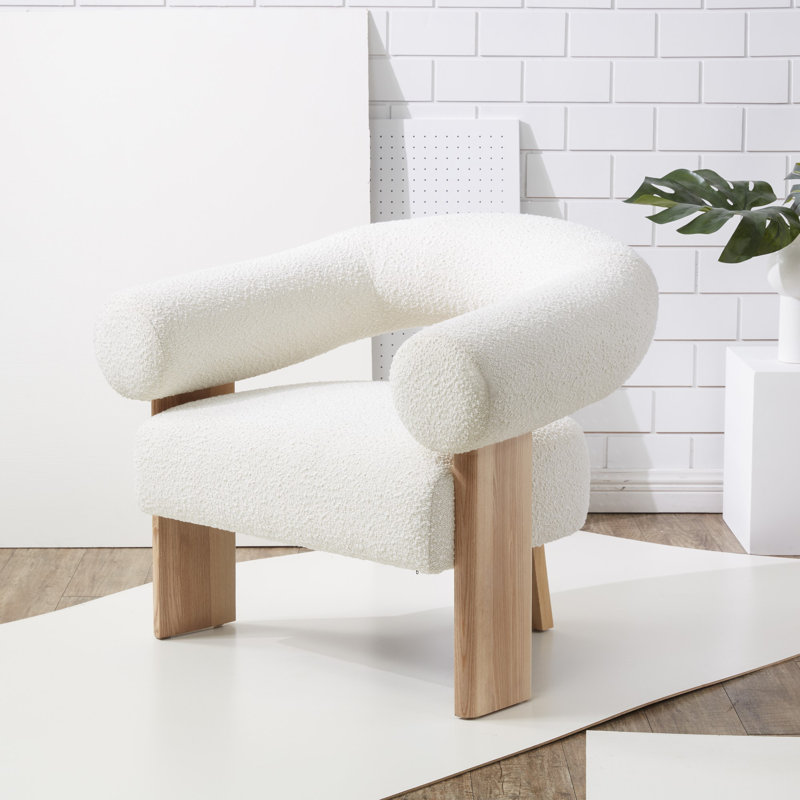 Gomez Upholstered Barrel Chair