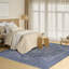 Tapis bleu rétro 9 pi x 12 pi DCLY Pure Shades-119343144