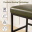 Modern Edge, Cozy Feel: tabourets de bar rembourrés en similicuir pour chaque maison-1064969841