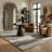 Rug Branch Karsoni 5' x 8' (5'3" x 7'7") Grey/Black Linear Abstract Indoor Area Rug, Comtemporary, Medium Pile, Stain-Resistant Carpet - Living Room, Bedroom, Dining Room, and Kitchen-1533798771