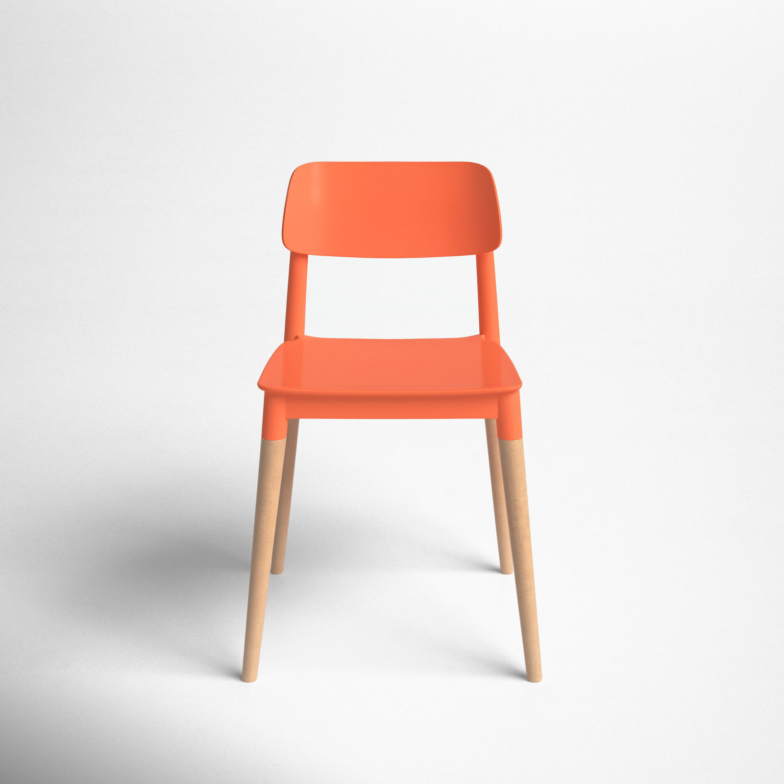 Jago Side Chair, Orange, 1