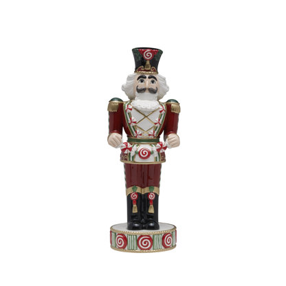 Fitz & Floyd Nutcracker Sugarplum Prince with Candy, 16.5 Inch, Multicolor