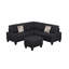Canapé modulaire 6 pièces rembourré-678056155