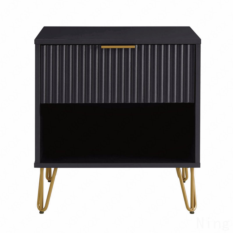 Table de chevet, Noir