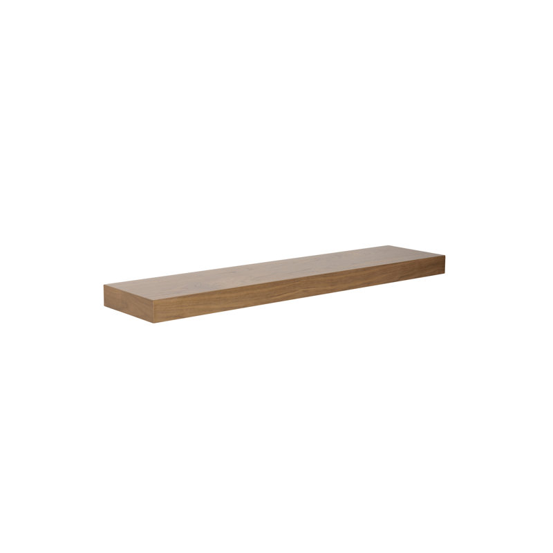 Tablette flottante Sherice, Noyer, H 1,97 po x l 23,63 po x P 10,24 po