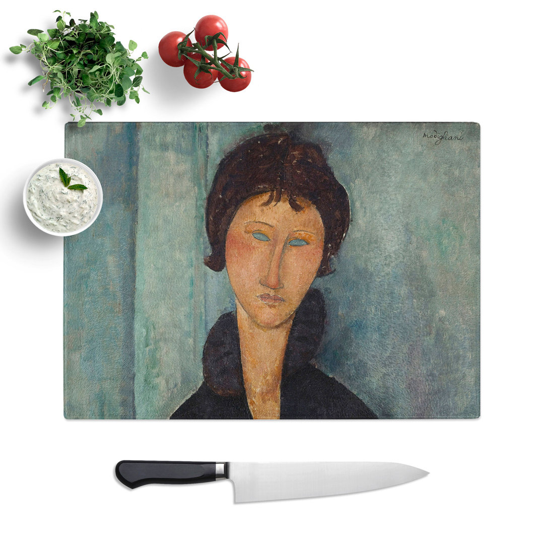 Portrait of a Woman Vol.8 by Amedeo Modigliani Chopping Board
