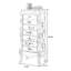 White Rectangular Solid + Manufactured Wood Jewellery Armoires