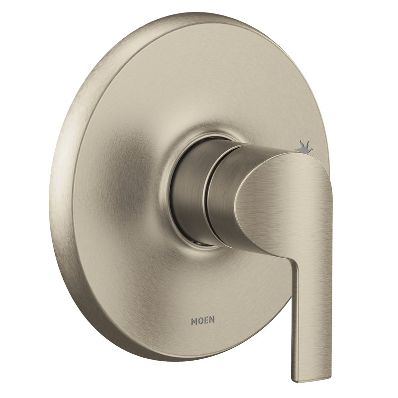 Doux Thermostatic Valve, Brushed Nickel