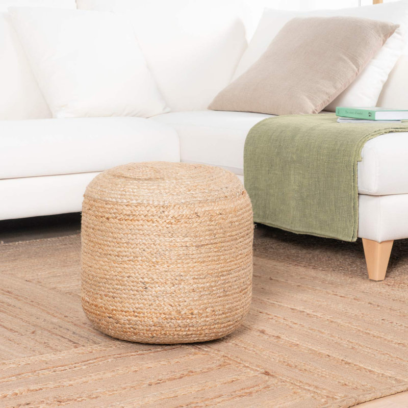 Klarissa Jute Accent Stool