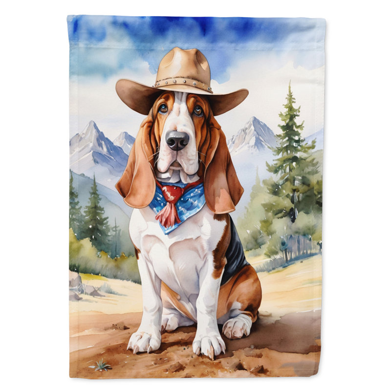 Drapeau Cowboy Welcome House, Basset hound