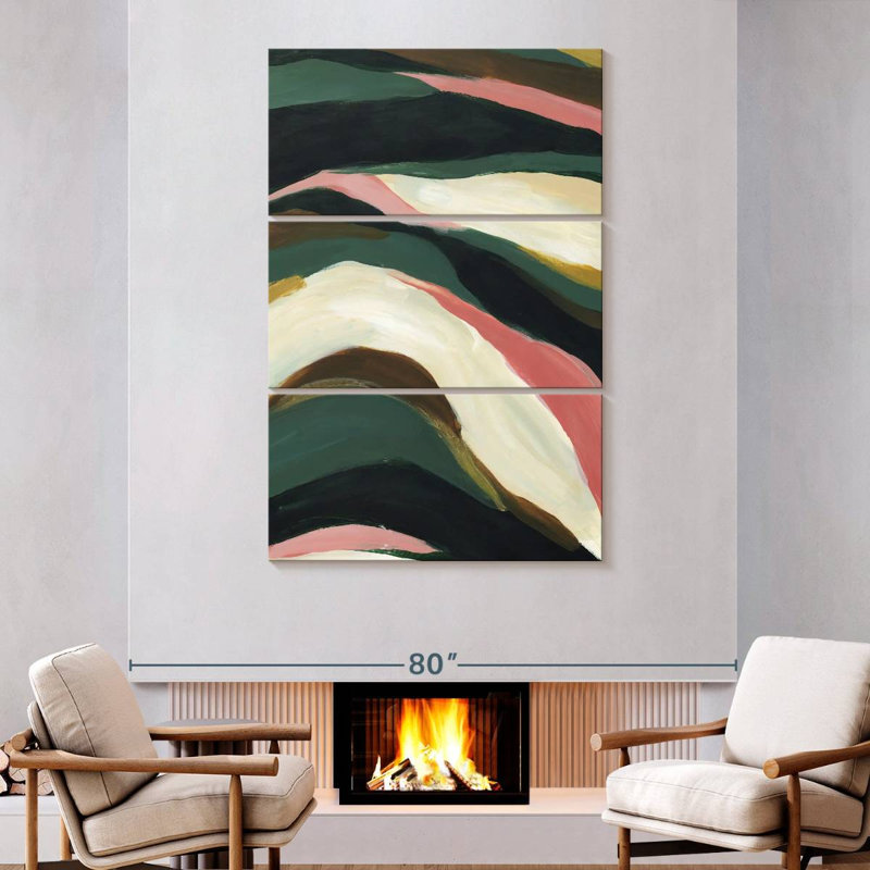 Avery Tropical Flow Abstracts Pattern I, 74" H x 48" W