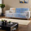 Canapés en bois durable, mélange de polyester, confort de salon moderne