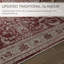 Tapis floral rouge / gris clair Katarina-630073331