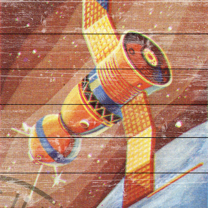No Frame Print on Wood, 61cm H x 61cm W