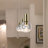 Sienna 5-in Integrated LED Height Adjustable ETL Certified Pendant Light with Globe Shade-65216916