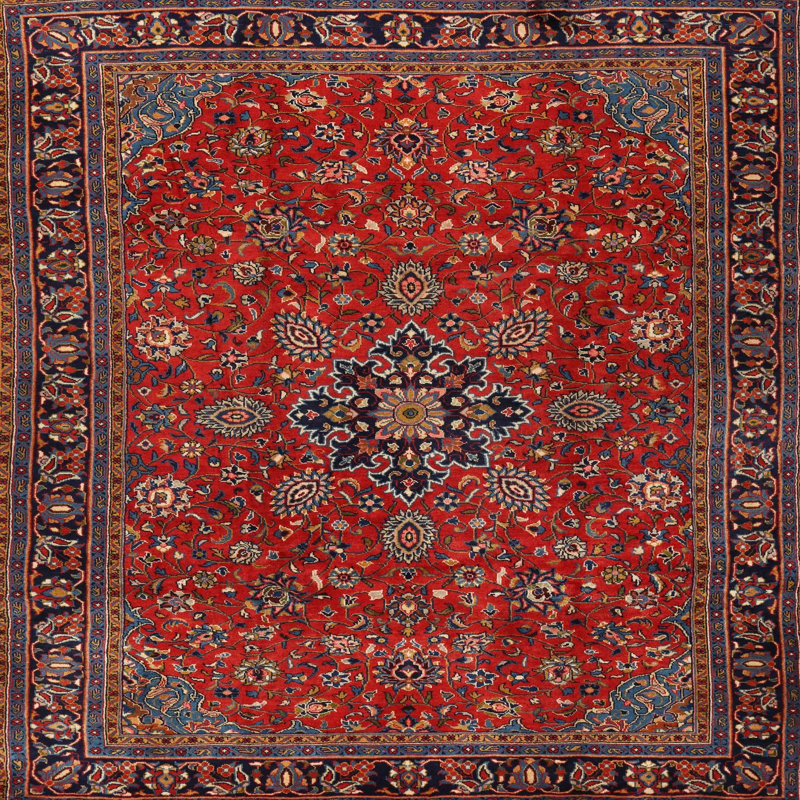 Edelgard Oriental Indoor Rug, Square 8'