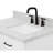 Tidworth 36'' Solid Wood Single Bathroom Vanity with 1.5'' Carrara Marble Top-1258220396-1258220397-1223780556