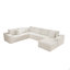 Siège modulaire modulaire pour canapé, canapé rembourré compressé, aucun assemblage requis, combinaison gratuite de 4 pièces-1863669429-1863669431