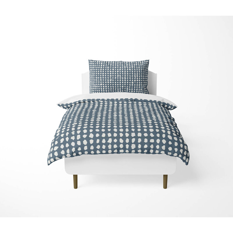 Grunge Row Comforter Set, Blue