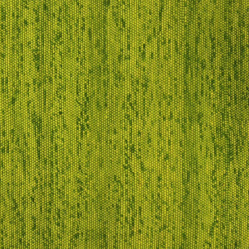 Tapis carré vert en laine et polyester tissé à la machine 4 pi x 4 pi Kewei