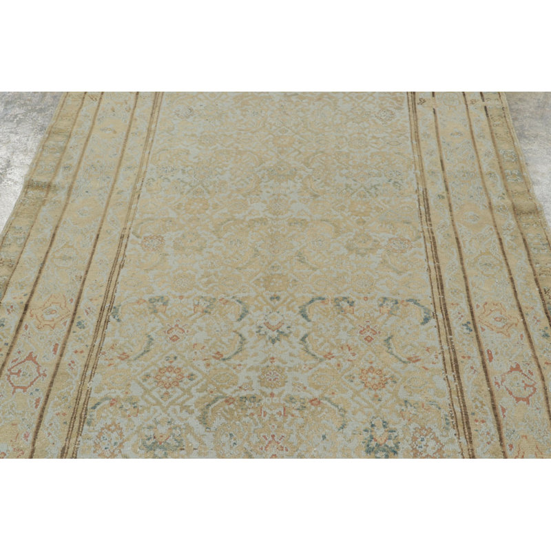 Antique One-of-a-Kind 4'9" X 9'7" Hand Knotted Area Rug