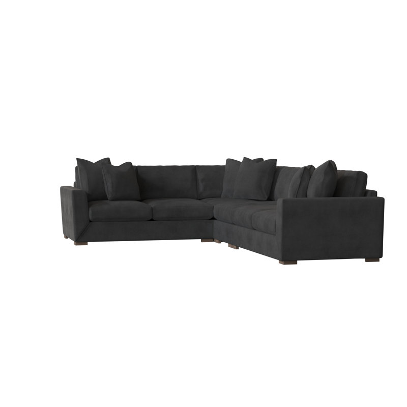 Nicolette Sectional Collection, Akiko Graphite Performance, Portobello