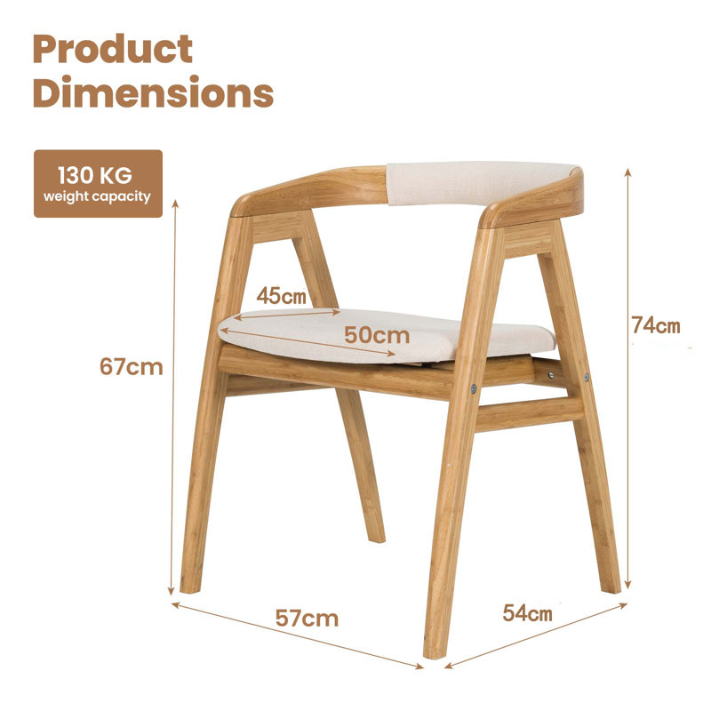 50cm H Polyester Blend Upholstered Armchair