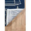 Tapis d'intérieur / extérieur bleu marine crocheté à la main Harland-96939976