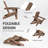 Wolak Folding Adirondack Chair with Cup Holder-265647080