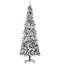 Arbre de Noël artificiel enneigé avec 600 branches de pin-5532303