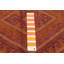 Tapis de couloir unique en laine noué à la main orange vieilli 2 pi 9 po x 6 pi 5 po Jimitry