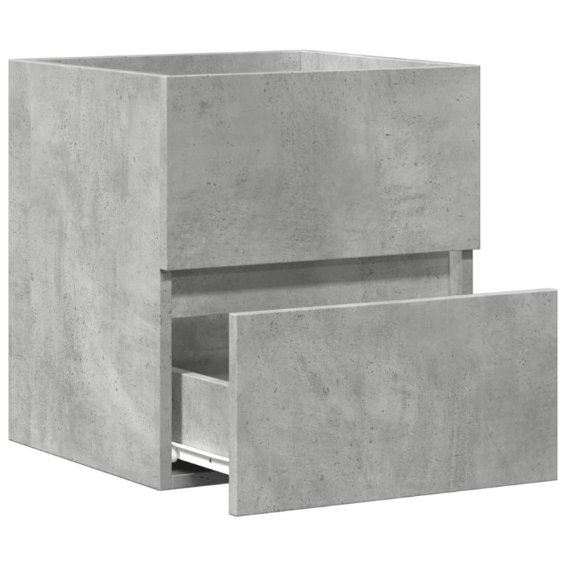 Artema Freestanding Under Sink Cabinet, Concrete Grey