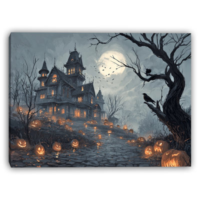 Art mural sur toile Jack O Lantern Path