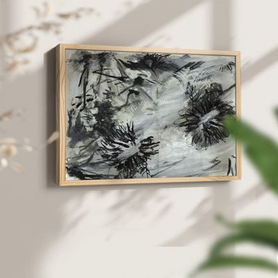 Noir et blanc chinois I - reproduction encadrée - réarmable