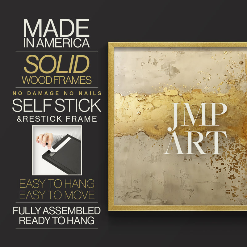 Abstract Series-CLXXX -Framed Print - Restickable, 11" H x 14" W
