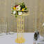 Gold Metal Top Flower Display Stand
