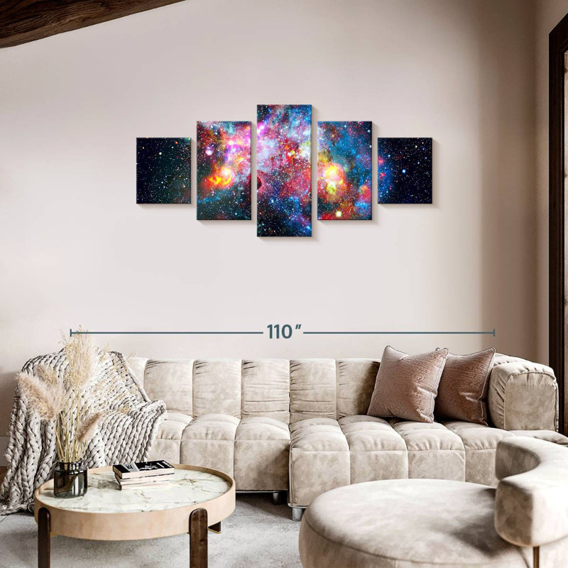 Nebula Clouds, 34" H x 74" W