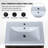 24" Small Bathroom Vanity with Floating Design-403803389
