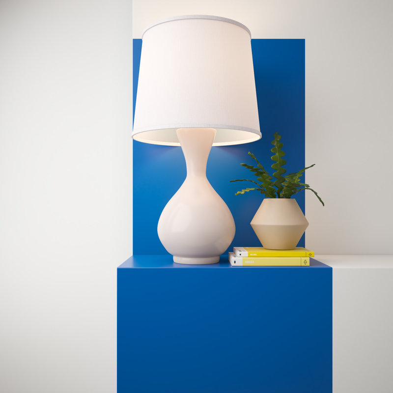Lampe de table 23 po Babitz, Blanc