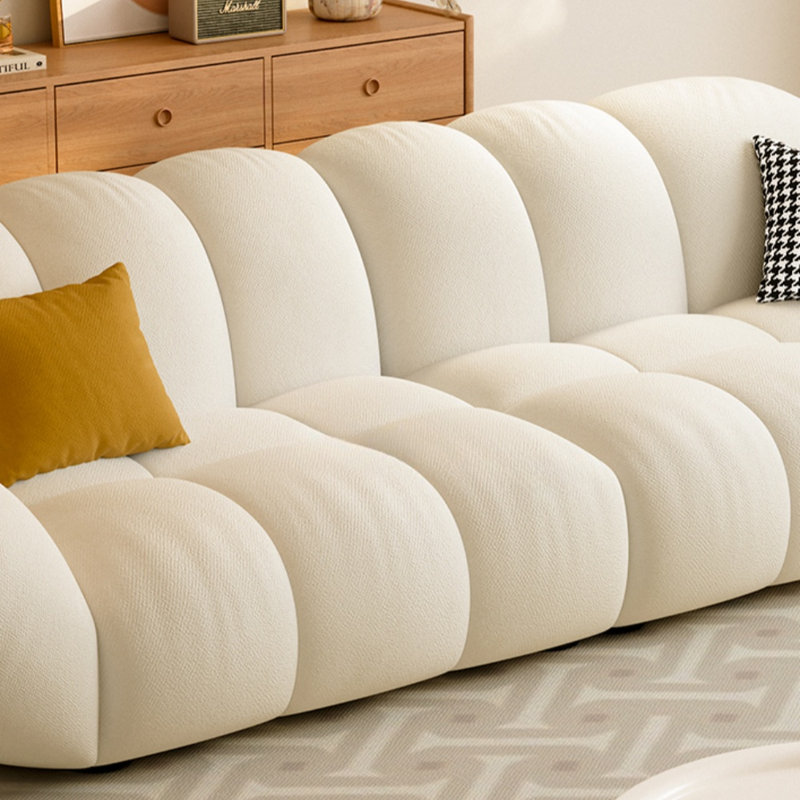 French Cream Style Simple Off-white Sofa