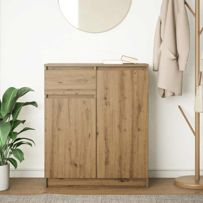 Sideboard With Drawer 71X35x84 Cm Engineered Wood